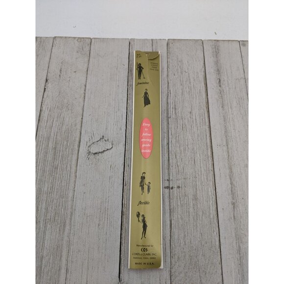 Vintage J&P Coats Neck Opening Metal Zipper 22" Almond Pink 310-A - Picture 4 of 4